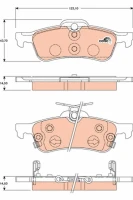 BREMSBELAG /H/ YARIS 05-