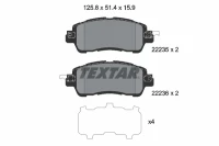 BREMSBELAG MAZDA 2 1 5 14-