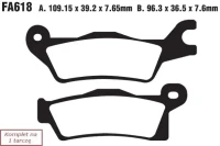 BREMSBELAG /MOTORRAD/ CAN AM (ATV)