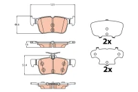 BREMSBELAG /T/FUSION V 2 0 14-