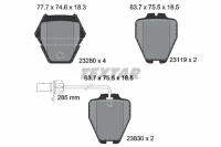 BREMSBELAG /V/A6 97-05 /-SENSOR/
