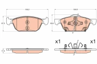 BREMSBELAG /V/ACCORD 2 0-2 4 08-
