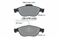 BREMSBELAG /V/ ALFA ROMEO 156 1 6 97-