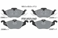 BREMSBELAG /V/ASTRA 98-,ZAFIRA 99-