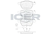 BREMSBELAG /V/AUDI A3 1 8T 96-