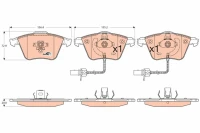 BREMSBELAG /V/AUDI A4,A6,A8 2 0-6 0 04-