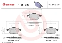 BREMSBELAG /V/ AUDI A6 97-