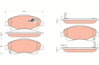 BREMSBELAG /V/AVENSIS 03-