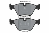 BREMSBELAG /V/ BMW 5,7,518-540I/E34/ 88