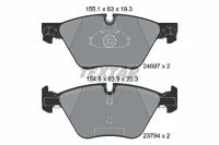 BREMSBELAG /V/BMW 5/F10/ 520D 10-