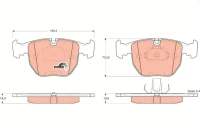 BREMSBELAG /V/BMW 7 94-,5 95-