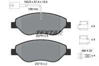 BREMSBELAG /V/ BRAVO II 1 4 11-