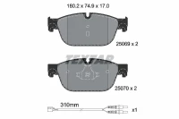 BREMSBELAG /V/C5 2 2-3 0HDI 09- /+SENS
