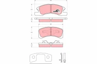 BREMSBELAG /V/CHARADE 03-