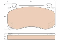 BREMSBELAG /V/CHRYSLER 300C 2 7-5 7 04-