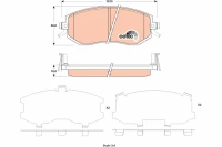 BREMSBELAG /V/FORESTER(SG) 2 0,2 0S 02-