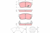 BREMSBELAG /V/IGNIS 1 3 00-
