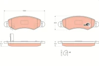 BREMSBELAG /V/IGNIS,WAGON R+ 03-