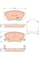 BREMSBELAG /V/INSIGNIA 08-