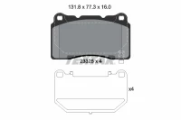 BREMSBELAG /V/ INSIGNIA 2 8V6 09-