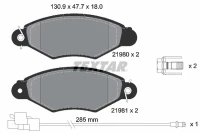 BREMSBELAG /V/ KANGOO 1 2-1 5 01-