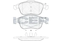 BREMSBELAG /V/LAGUNA III 2 0DCI 08-