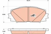 BREMSBELAG /V/LEXUS CT 10-