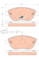 BREMSBELAG /V/LINEA 1 6D MULTIJET 09-