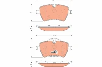 BREMSBELAG /V/ MINI 02-