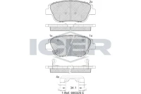 BREMSBELAG /V/OPTIMA 1 7DT 11-