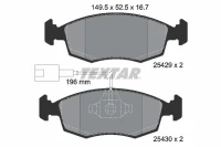 BREMSBELAG /V/PUNTO 1 2-1 4 12-