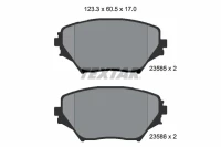 BREMSBELAG /V/RAV-4 05/00-