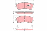BREMSBELAG /V/ RIO 1 3I 02-05