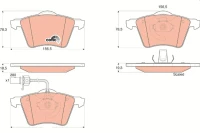 BREMSBELAG /V/SHARAN 1 8-2 8 00- /300