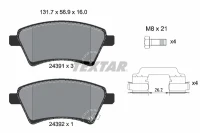 BREMSBELAG /V/SUZUKI SX4 06-