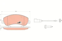 BREMSBELAG /V/TRANSIT 06-