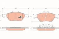 BREMSBELAG /V/YARIS 1 0 VVTI 06-
