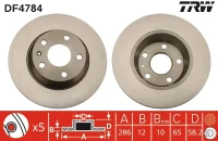 BREMSSCHEIBE/AUDI TT1.8-2.0 TFSI 06-/KPL