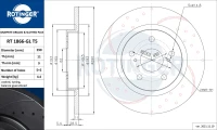 BREMSSCHEIBE/AVENSIS 1.6I 08- /PCS/
