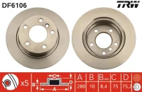BREMSSCHEIBE/BMW Z4 E85 2.0I 05-/KPL/