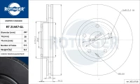 BREMSSCHEIBE/MAZDA CX5 2.0I 11-