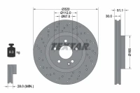 BREMSSCHEIBE /P/ DB W176 A220 CDI 12-