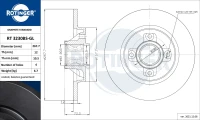 BREMSSCHEIBE/PARTNER 1.6 08- /LOZ/