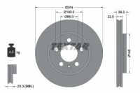 BREMSSCHEIBE /T/ POLO 1.0TSI 14-