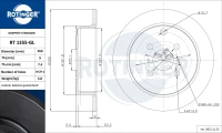 BREMSSCHEIBE/YARIS 1,0-1,5 99-