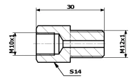 BREMSSCHLAUCH.VERBIND. M10*1+M12*1 (SF+S