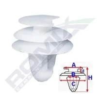 CLIP POLSTER PEUGEOT 10 STK
