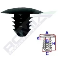 CLIP POLSTER VW,SKODA 10 STK.