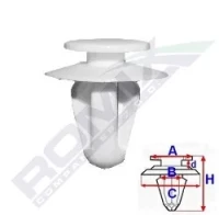 CLIP POLSTERUNG UNIVERSAL 10 STK