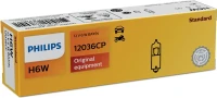 GLÜHLAMPE,12V H6W PHILIPS /10Stck